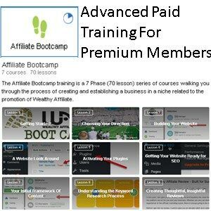 Learn Earn Wealthy Affiliate Paid Training For Premium Members