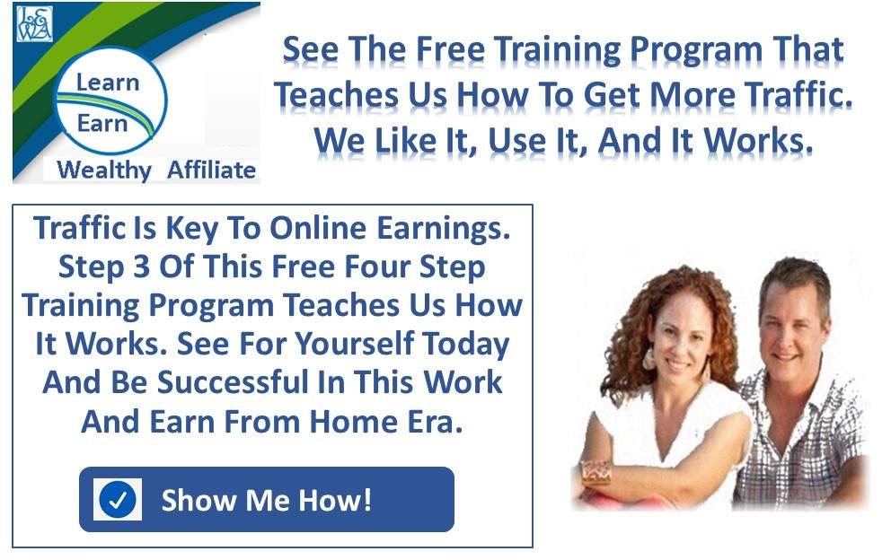 Learn Earn Wealthy Affiliate See The Free Training Program To Get Traffic